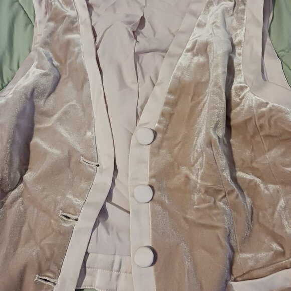 Shein MOTF velvet 2pc best and flare pant - Picture 3 of 3